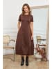 Joséfine Kleid "Lioris" in Braun