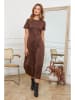 Joséfine Kleid "Lioris" in Braun