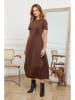 Joséfine Kleid "Lioris" in Braun