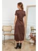 Joséfine Kleid "Lioris" in Braun