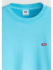 Levi's Sweatshirt turquoise/wit