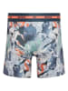 Reebok 3er-Set: Boxershorts "Luther" in Grau/ Türkis/ Schwarz
