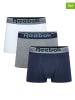 Reebok 3er-Set: Boxershorts "Michael" in Weiß/ Grau/ Dunkelblau