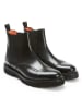 British Passport Leder-Chelsea-Boots in Schwarz