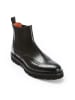 British Passport Leder-Chelsea-Boots in Schwarz