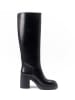 British Passport Leder-Stiefel in Schwarz
