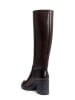 British Passport Leder-Stiefel in Braun