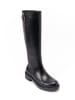 British Passport Leder-Stiefel in Schwarz