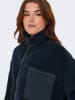 ONLY Fleece vest donkerblauw