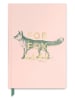 DESIGNWORKS INK ® Notizbuch "For Fox Sake" in Rosa - (L)21,6 x (B)14,6 cm