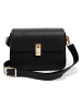 Lia Biassoni Leder-Umhängetasche in Schwarz - (B)22 x (H)16 x (T)7 cm