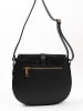Lia Biassoni Leder-Umhängetasche  in Schwarz - (B)23 x (H)20 x (T)6 cm
