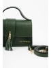Lia Biassoni Leder-Henkeltasche in Grün - (B)20 x (H)13 x (T)6 cm