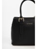 Lia Biassoni Leren handtas zwart - (B)33 x (H)25 x (D)11 cm