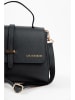 Lia Biassoni Leren handtas zwart - (B)23 x (H)19 x (D)12 cm
