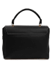 Lia Biassoni Leder-Henkeltasche in Schwarz - (B)29 x (H)29 x (T)12 cm