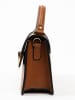 Lia Biassoni Leren handtas lichtbruin - (B)25 x (H)16 x (D)8 cm