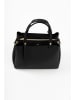 Lia Biassoni Leren handtas zwart - (B)28 x (H)21 x (D)15 cm