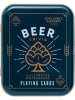 Gentlemen's Hardware Gra karciana "Beer" w kolorze niebieskim