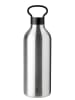 Stelton Isolierflasche "Tabi" in Silber/ Schwarz - 1 l