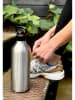 Stelton Isolierflasche "Tabi" in Silber/ Schwarz - 1 l