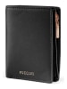 Puccini Leder-Geldbörse "Zen" in Schwarz - (B)8,5 x (H)11,5 x (T)2 cm