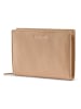 Puccini Leder-Geldbörse "Zen" in Beige - (B)13 x (H)10 x (T)2 cm