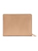 Puccini Leder-Geldbörse "Zen" in Beige - (B)13 x (H)10 x (T)2 cm