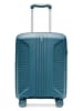 Puccini Hardcase-Trolley "Berlin" in Blau - (B)38 x (H)54 x (T)22 cm