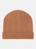 Perfect Cashmere Kaschmir-Mütze "Cleo" in Hellbraun