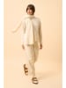 Perfect Cashmere Kaschmir-Schal "Lea" in Creme - (L)180 x (B)30 cm