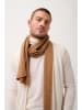 Perfect Cashmere Kasjmieren sjaal "Spencer" lichtbruin - (L)200 x (B)30 cm