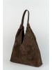 Christian Laurier Leder-Schultertasche "Elan" in Braun - (B)38 x (H)40 x (T)10 cm