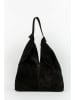 Christian Laurier Leder-Schultertasche "Elan" in Schwarz - (B)38 x (H)40 x (T)10 cm