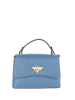 Christian Laurier Leder-Henkeltasche "Mathilde" in Hellblau - (B)19 x (H)13 x (T)7 cm
