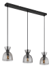 Globo lighting Hängeleuchte ''Massey'' in Schwarz - (B)65 x (H)120 x (T)13 cm