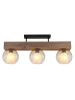 Globo lighting Deckenleuchte ''Barry'' in Braun/ Schwarz - (B)74 x (H)18 x (T)32,5 cm