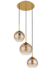 Globo lighting Hängeleuchte ''Jamessa'' in Gold - (H)150 x Ø 43 cm