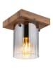 Globo lighting Deckenleuchte ''Underwood'' in Braun/ Grau - (B)16 x (H)18 x (T)16 cm