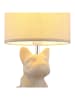 Globo lighting Tischleuchte ''Dogo'' in Beige - (B)23,3 x (H)40 x (T)22 cm