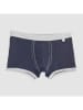 COTONELLA 2er-Set: Boxershorts in Dunkelblau/ Grau