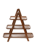 Homla Etagere "Mooka" in Braun - (B)39,5 x (H)38,5 cm