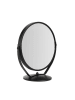 Homla Tischspiegel "Makeda" in Schwarz - (B)21,5 x (H)23 x (T)12 cm