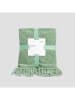 Homla Plaid "Chenille" in Hellgrün - (L)170 x (B)130 cm