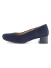 Gabor Leren pumps donkerblauw