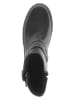 Gabor Leder-Boots in Schwarz