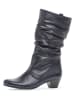 Gabor Leder-Stiefel in Dunkelblau