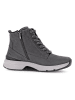 Gabor Leder-Boots in Grau