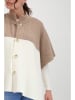monari Cardigan in Creme/ Hellbraun