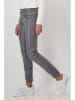 monari Kunstleren broek grijs